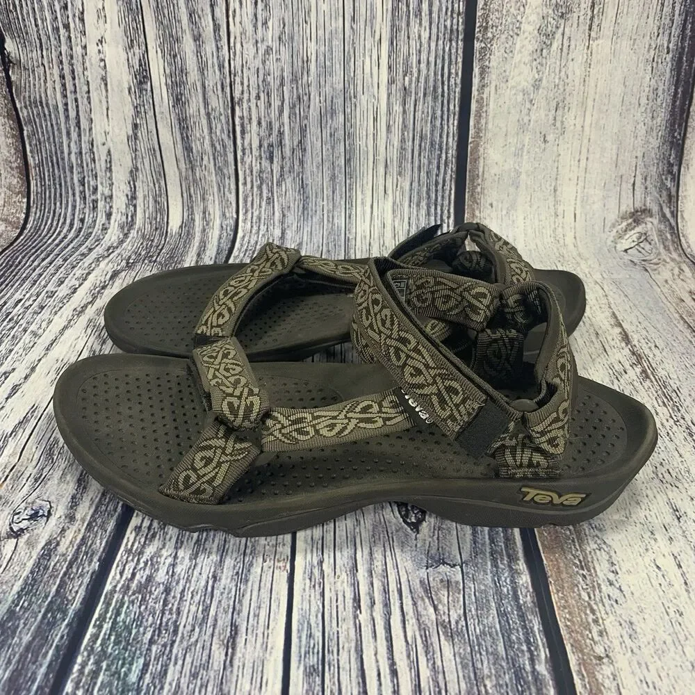 Teva Hurricane 6502 Brown Adjustable Straps Sandals Men’s Size 12
